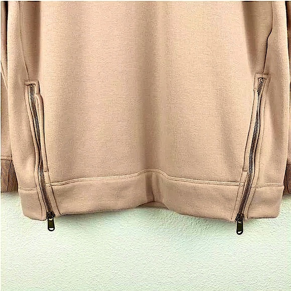 Athleta Cozy Karma Side Zip Funnel Neck in Dogwood Mauve - Picture 10 of 15